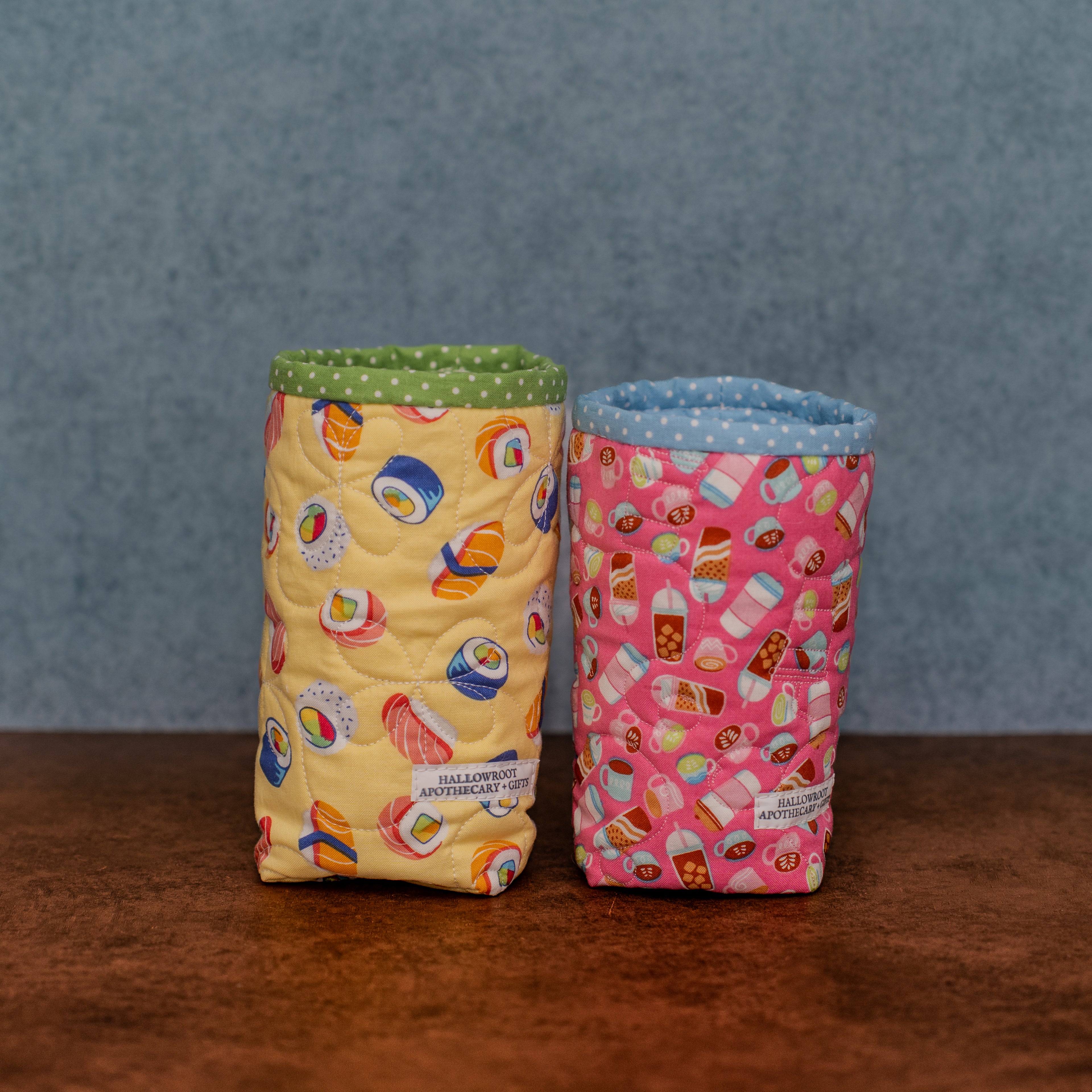 Hallowroot Quilted Cup Coozies